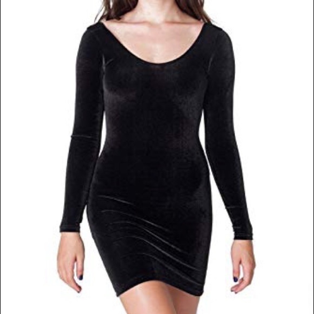 American Apparel black dress, size large